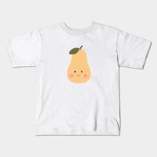 Yellow  Pear Cutie Illustraion Kids T-Shirt